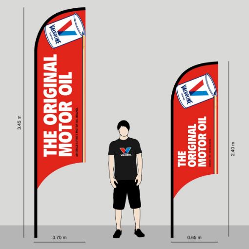 Picture of Valvoline OMO Wing Flag NEW