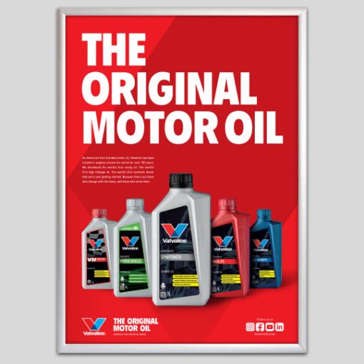 Valvoline poster "The Original Motor Oil"